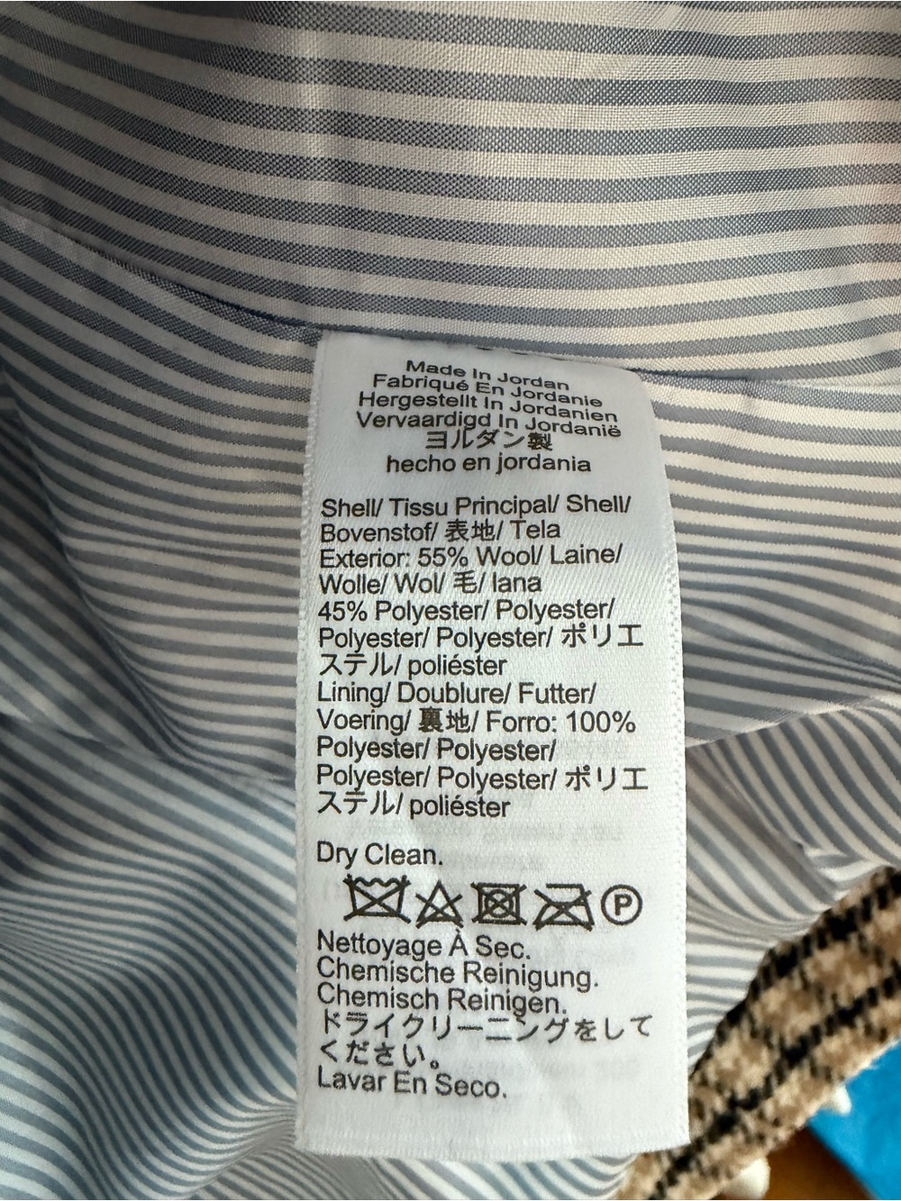 J.Crew Schoolboy Blazer in Plaid Wool Blend Plaid Brown & Black Size 10 - Picture 3 of 4